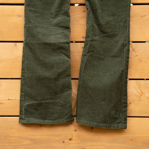LIKE NEW! Gap Mid Rise Corduroy Baby Boot Pants Deep Green 2RS (Reg Short) - Picture 7 of 9